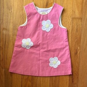 TBBC Pink Sleeveless Dress with Floral Appliqué